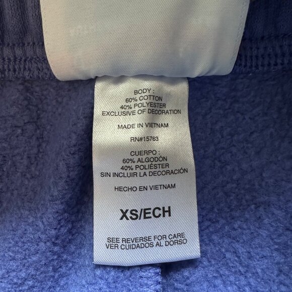 Champion Blue Fleece Sweatpants pockets XS Elastic Waistband 60% Cotton 40% Poly - Picture 5 of 9